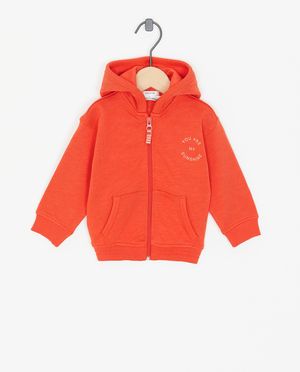 Gilet de surv&ecirc;tement rouge avec inscription - Cuddles and Smiles