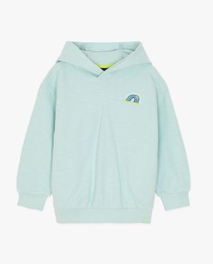 Sweaters - Hoodie met reli&euml;f