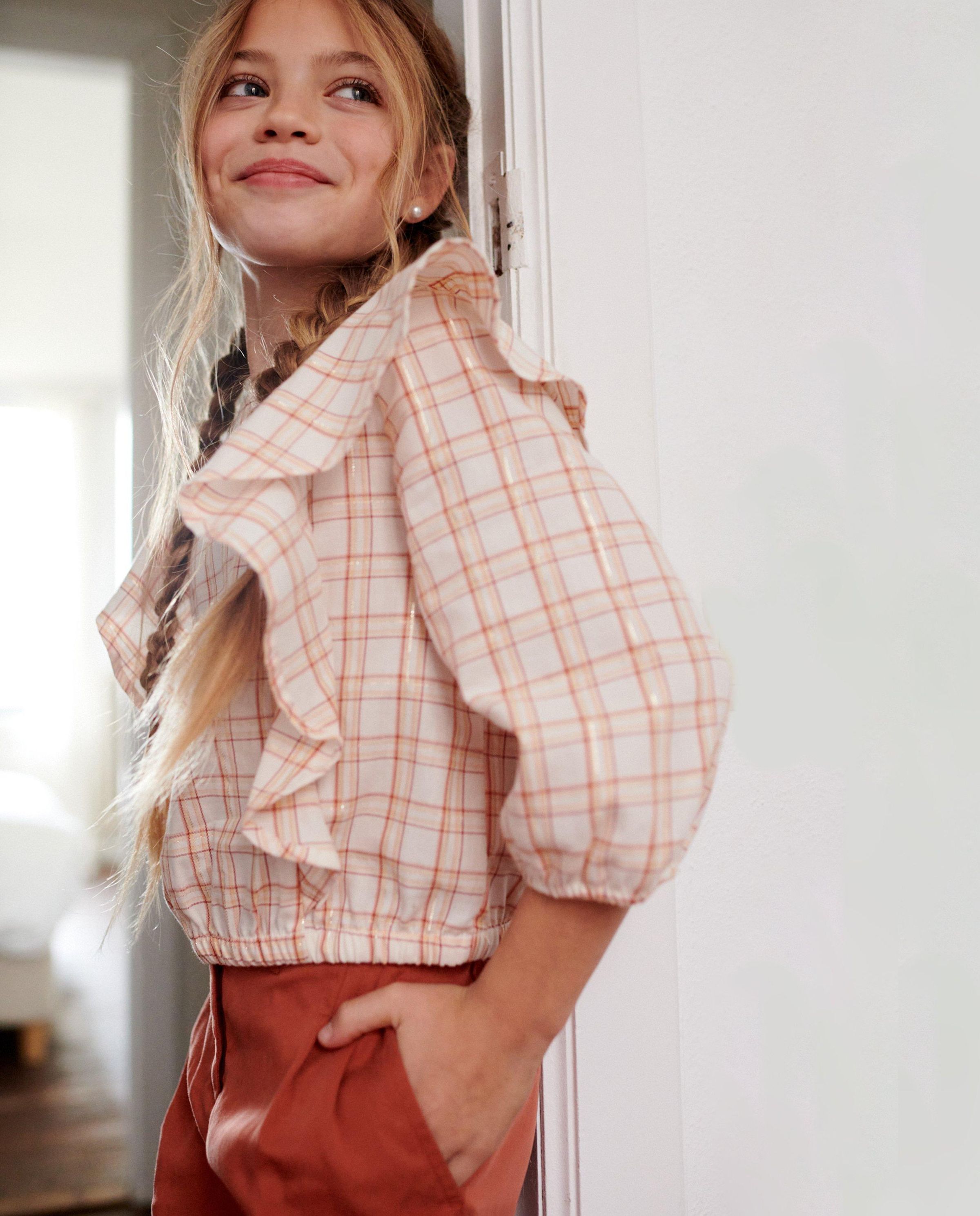 Blouse &agrave; carreaux, Communion - Milla Star