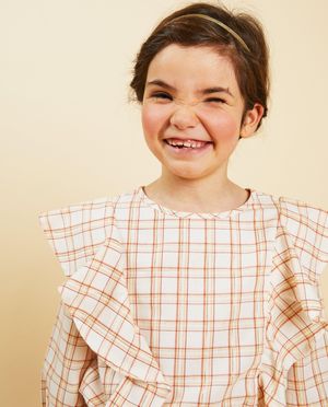Chemises - Blouse &agrave; carreaux, Communion
