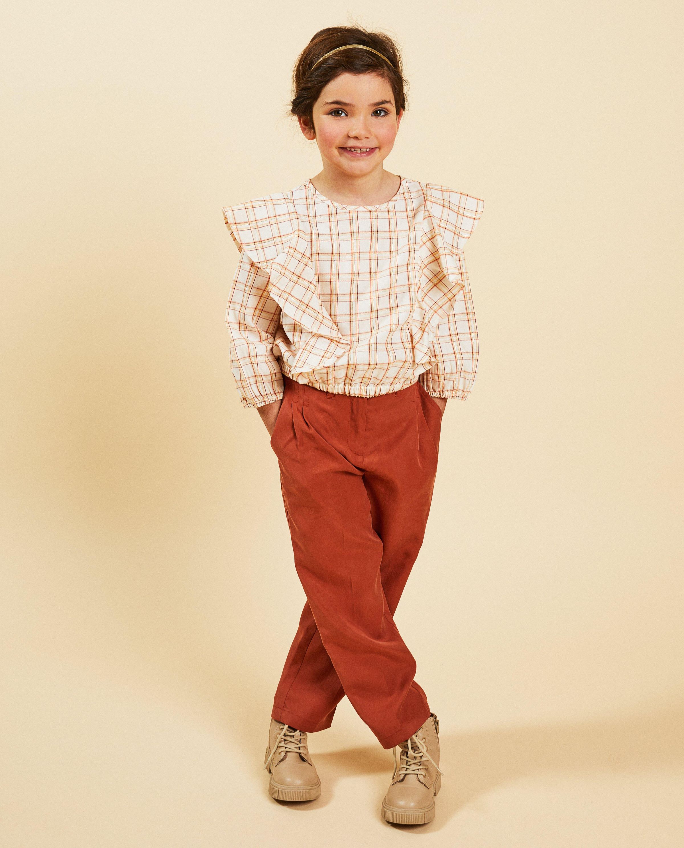 Oranjebruine broek, Communie - Milla Star