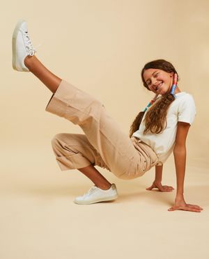 Pantalon beige, straight fit - Milla Star