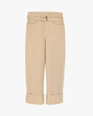 Jeans - Pantalon beige, straight fit