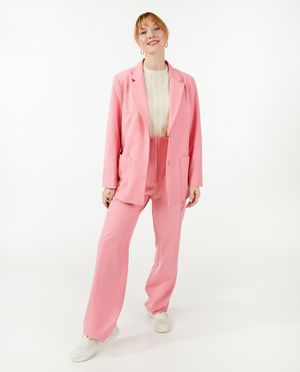 Pantalon rose &agrave; rayures - Sora