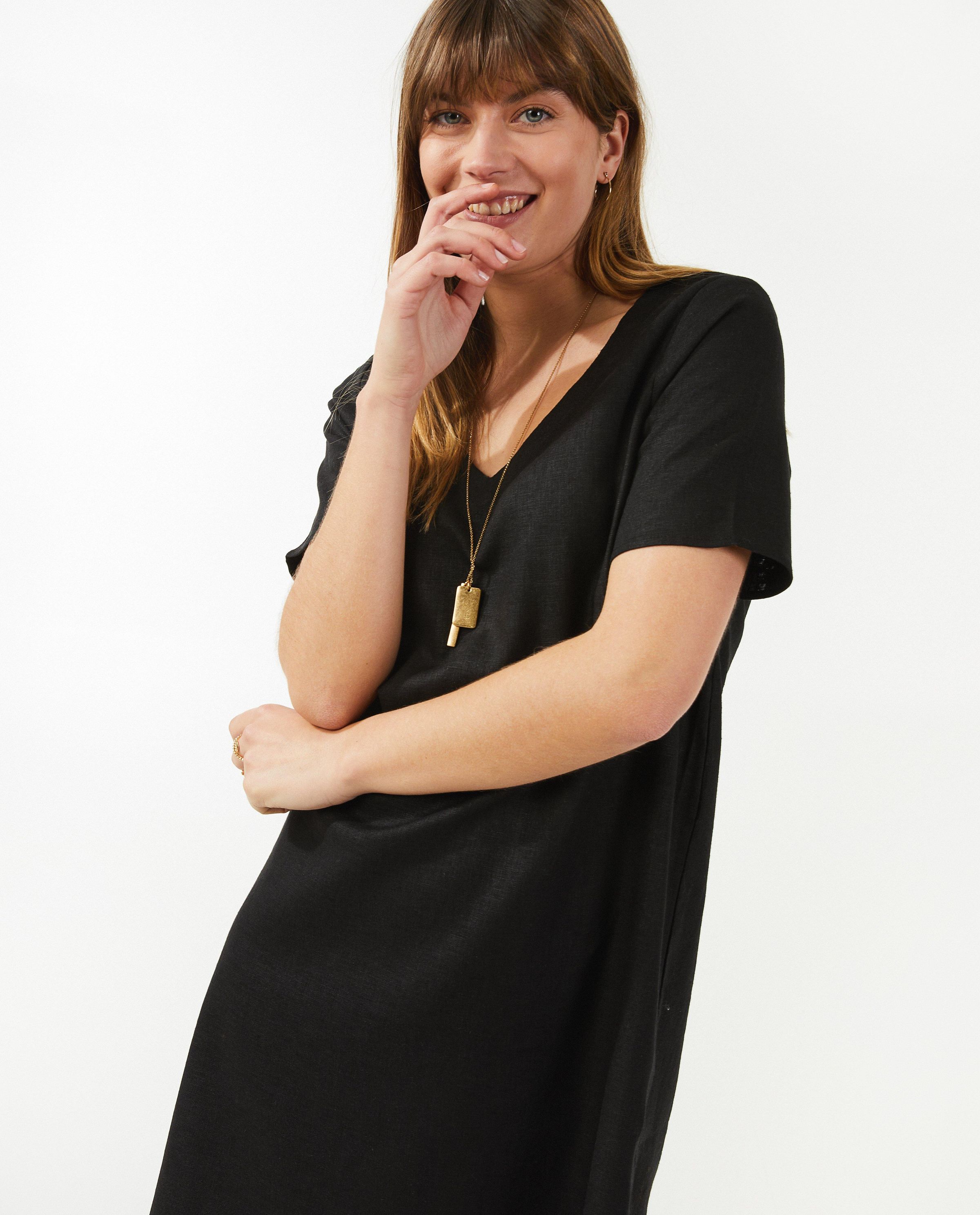 Robe &agrave; col en V - Sora
