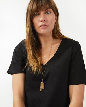 Robes - Robe &agrave; col en V