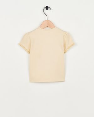 T-shirts - Beige T-shirt met print
