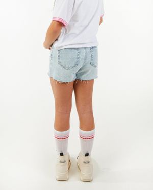 Shorten - Jeansshort met print
