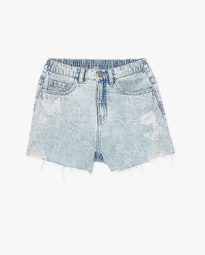 Shorten - Jeansshort met print