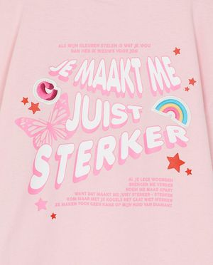 T-shirts - Roze T-shirt met print