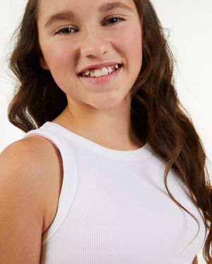 T-shirts - Top blanc avec une broderie