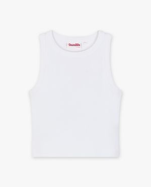 T-shirts - Top blanc avec une broderie