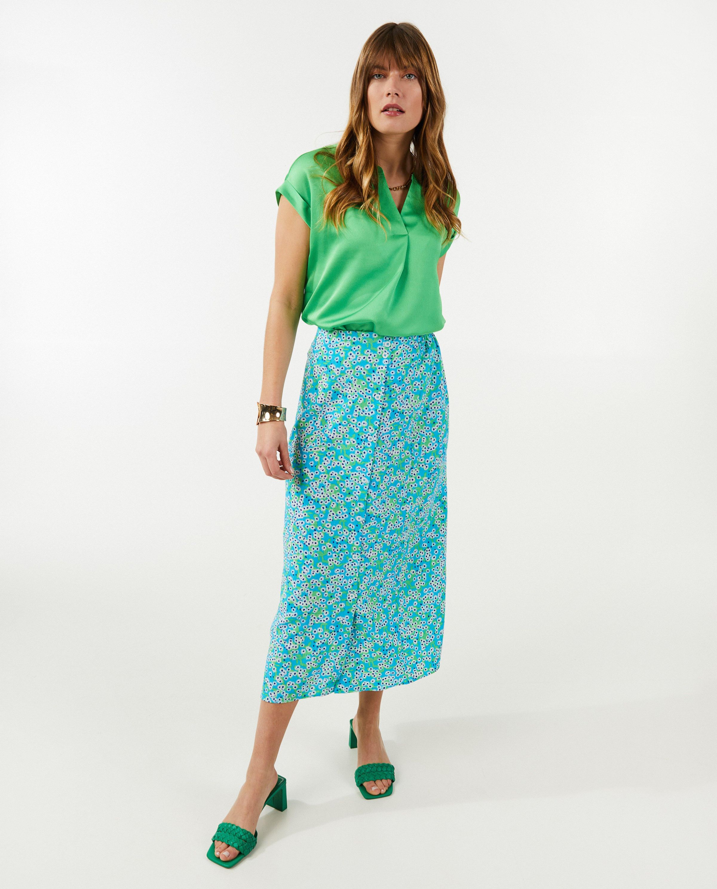 Blouse &agrave; encolure djellaba - Sora