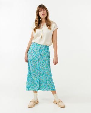 Chemises - Blouse &agrave; encolure djellaba
