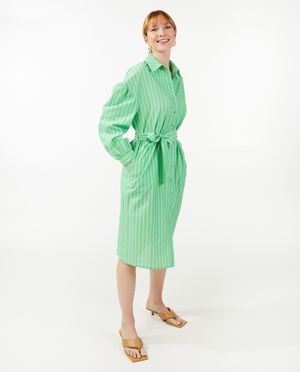 Robe chemise ray&eacute;e - Sora