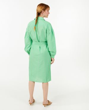 Robes - Robe chemise ray&eacute;e
