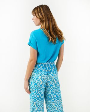 Chemises - T-shirt bleu
