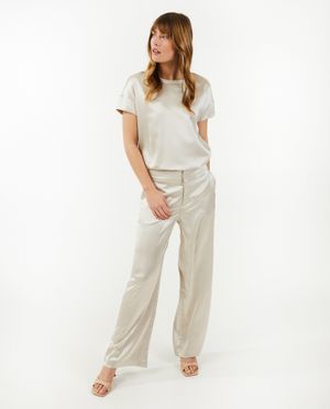 Hemden - Blouse met satijnen schijn
