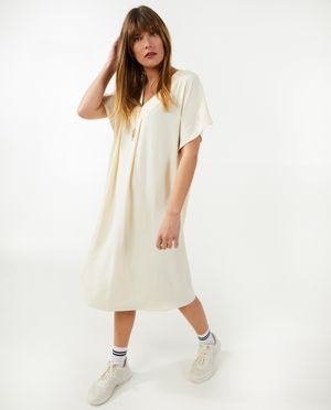 Robes - Robe &agrave; col en V