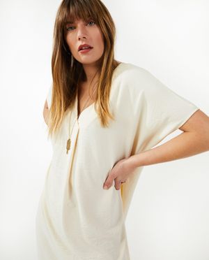 Robes - Robe &agrave; col en V
