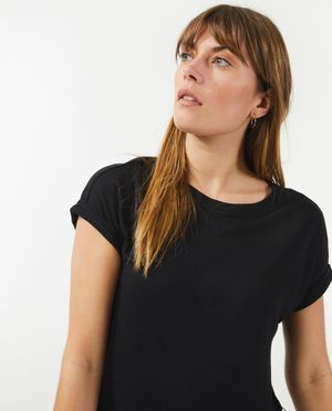 Robes - Robe t-shirt noire