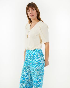 T-shirts - T-shirt met v-hals