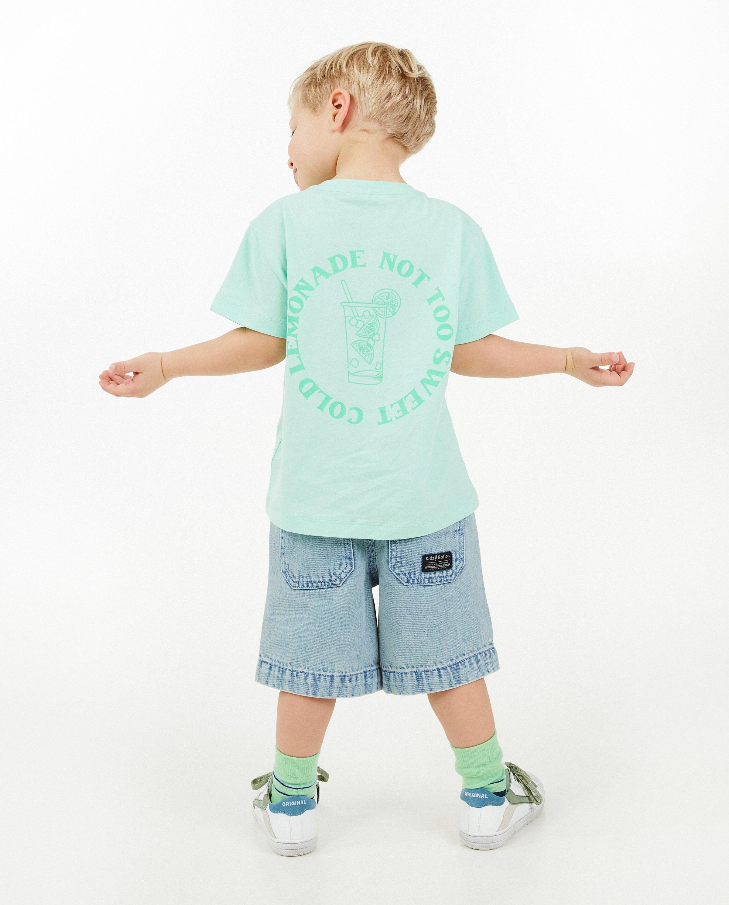 T-shirt met reli&euml;fprint - Kidz Nation