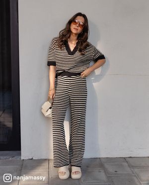 Pantalons - Pantalon en tricot