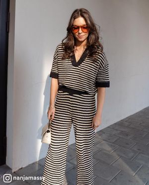 Pantalons - Pantalon en tricot