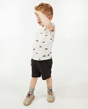 Donkergrijze short - Samson