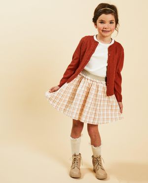 Cardigans - Cardigan rouge-brun, Communion