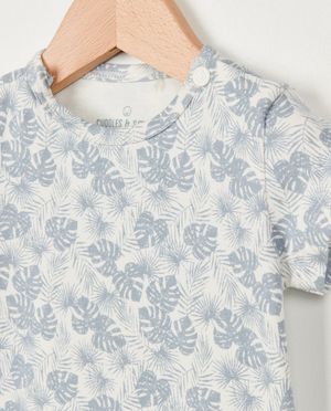 T-shirts - T-shirt met tropische print