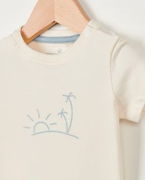 T-shirts - T-shirt blanc &agrave; imprim&eacute;