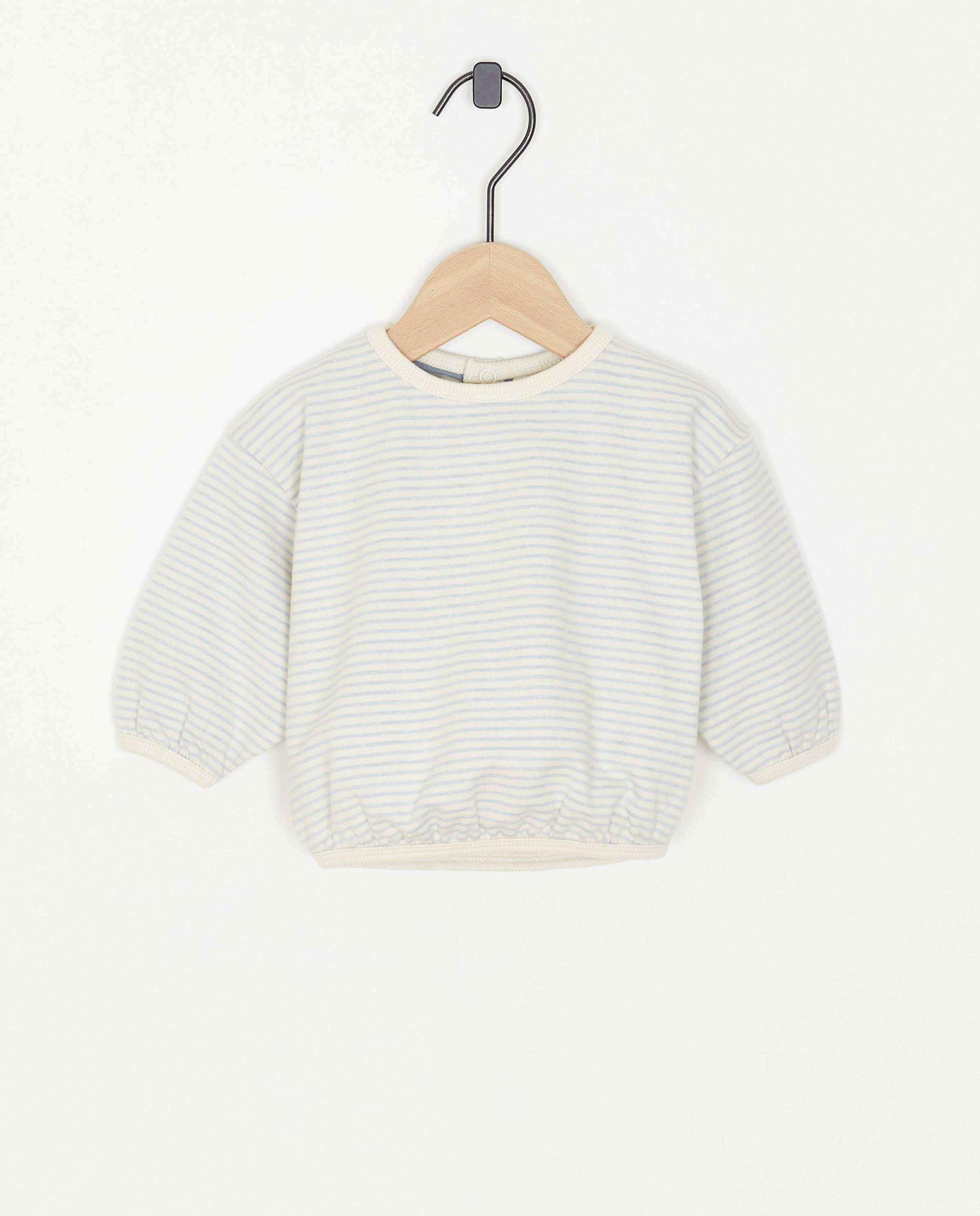 Sweat &agrave; rayures - Newborn 50-68