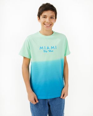 T-shirts - T-shirt met gradi&euml;nt