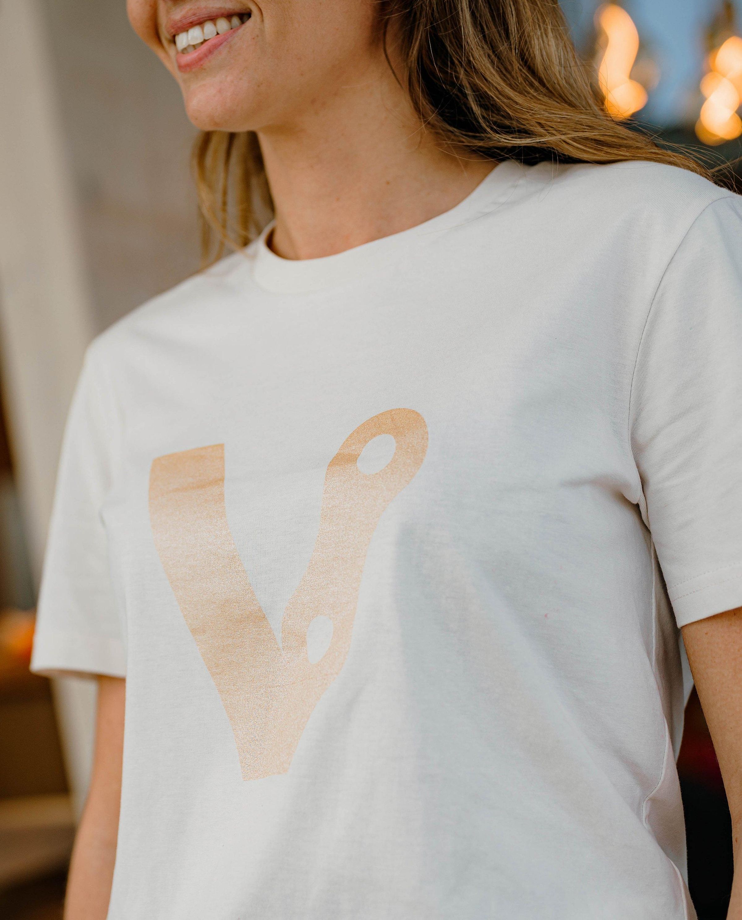 T-shirt met glitterprint, dames - Vive le v&eacute;lo