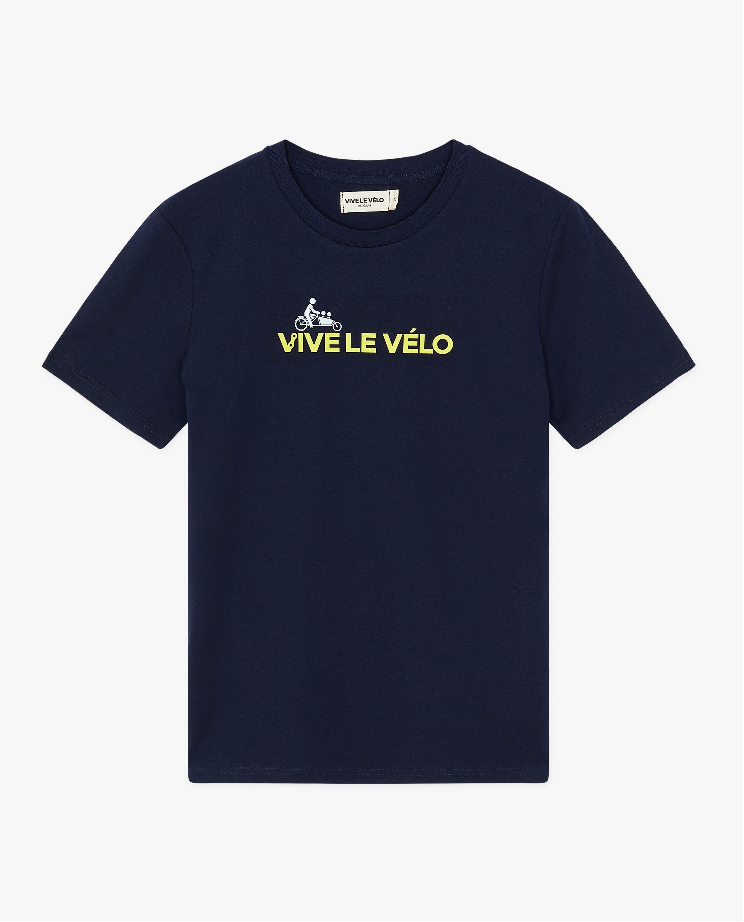 T-shirt bakfiets - Vive le v&eacute;lo