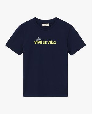 T-shirt bakfiets - Vive le v&eacute;lo