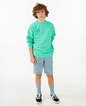 Sweater met opschrift - Fish & Chips