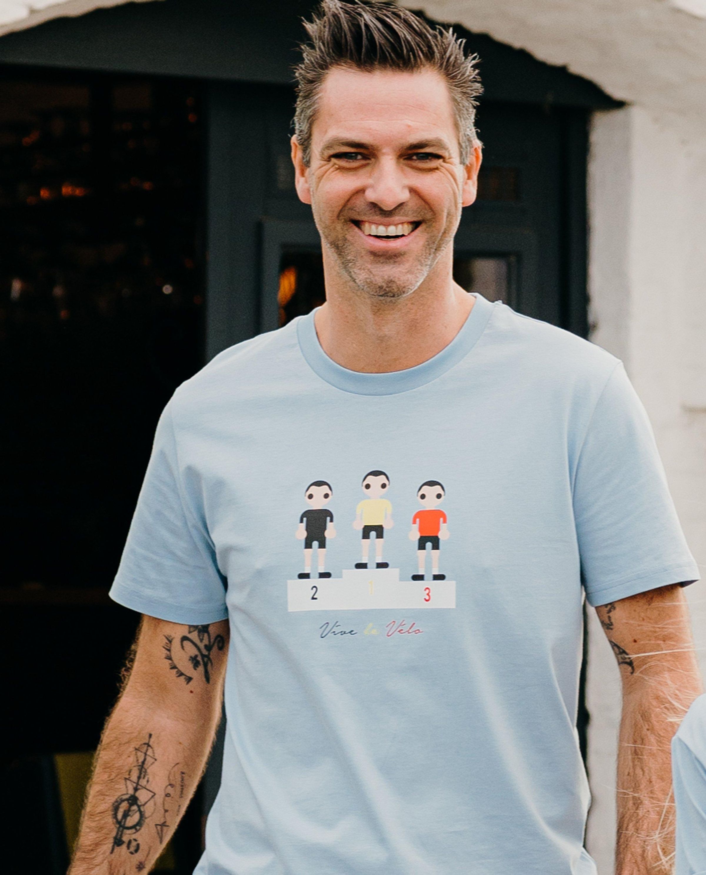 T-shirt podium - Vive le v&eacute;lo