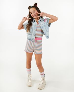 Short met strepen - CAMILLE x JBC