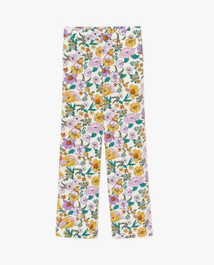 Pantalons - Pantalon &agrave; imprim&eacute; floral, jambe large