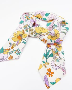 Bonneterie - Foulard &agrave; imprim&eacute; floral