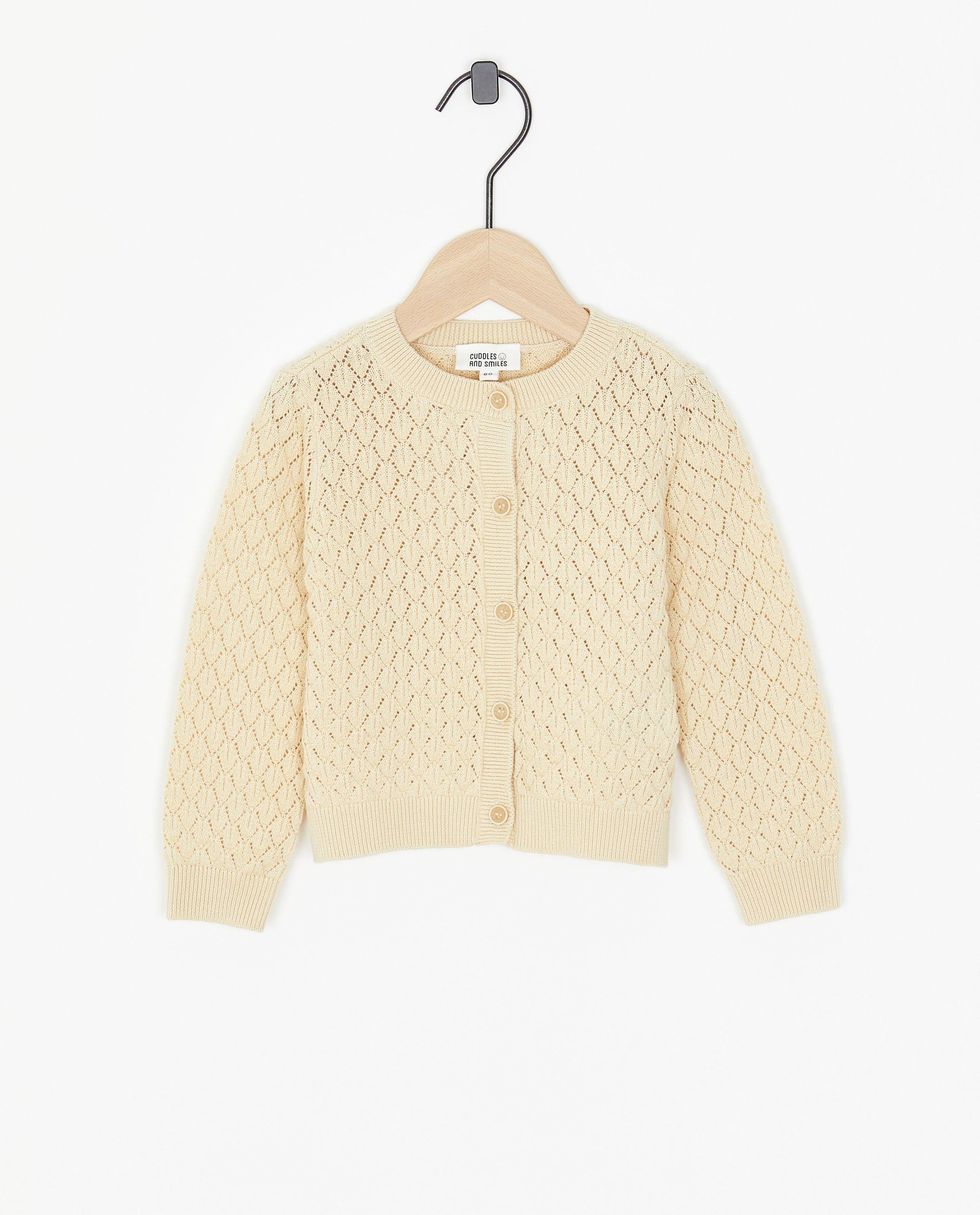 Cardigan met ajour - Cuddles and Smiles
