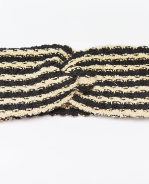 Breigoed - Crochet haarband met strepen