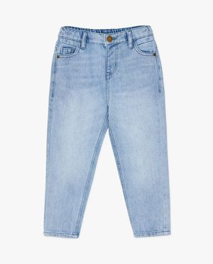Jeans bleu clair avec bouton-pression - Enfant