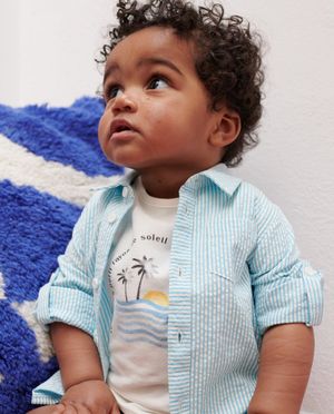 T-shirt met opschrift, FR - Cuddles and Smiles