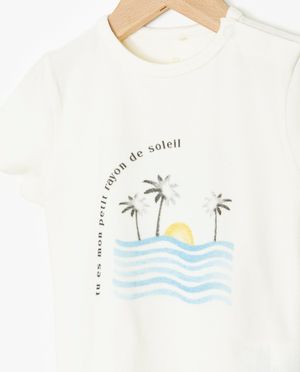 T-shirts - T-shirt &agrave; inscription, FR