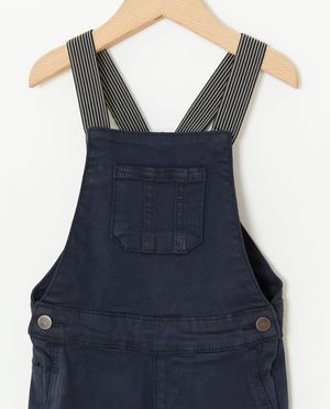 Shorts - Salopette bleu fonc&eacute;
