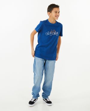 T-shirt met print, 7-14 jaar - Baptiste